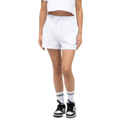 WOMEN'S COMFORT BASIC SHORT-White- X-Small