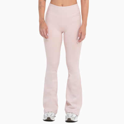 Womens Performance Flare Leggings-Sepia Rose-X-Small 