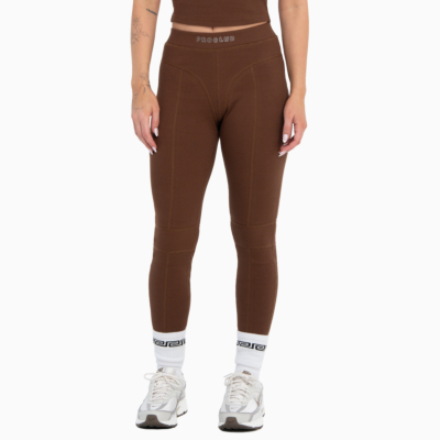 Heavyweight Rib Leggings-Choco Brown-X-Small 
