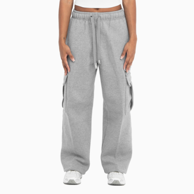 Heavyweight Fleece Cargo-Heather Gray-X-Small 