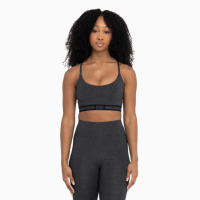 Performance Adjustable Sports Bra-Charcoal-X-Small 