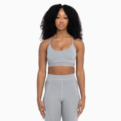 Performance Adjustable Sports Bra-Heather Gray-X-Small 