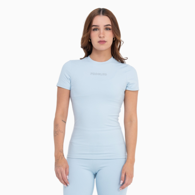 Comfort Relaxed Tee-Sky Blue-X-Small 
