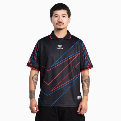 DryPro Polo Soccer Jersey-Black-Small