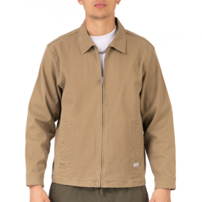 MECHANICS JACKET-Khaki-Small