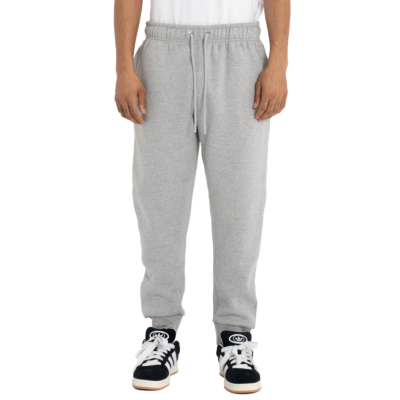 Heavyweight Basic Joggers-Heather Gray- X-Small