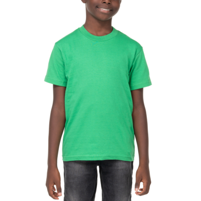 Youth Short Sleeve Crew Neck, Apple Green, X-Small