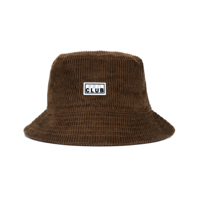 CORDUROY BUCKET HAT-Mocha