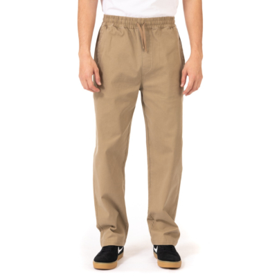 MECHANICS LOUNGE PANT-Khaki-Small