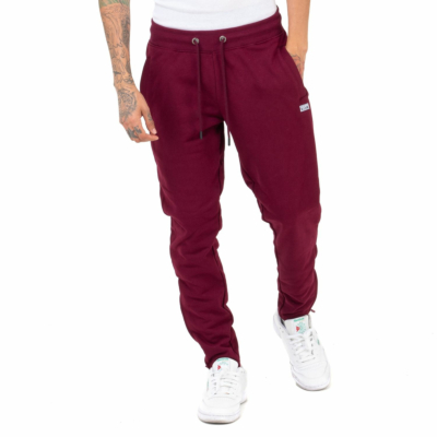 Heavyweight French Terry Training Pants-Small-Maroon