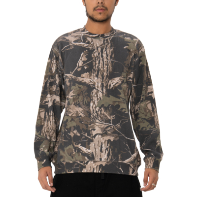 Men&#039;s Heavyweight Thermal Crew Neck-Tree Camo-Small
