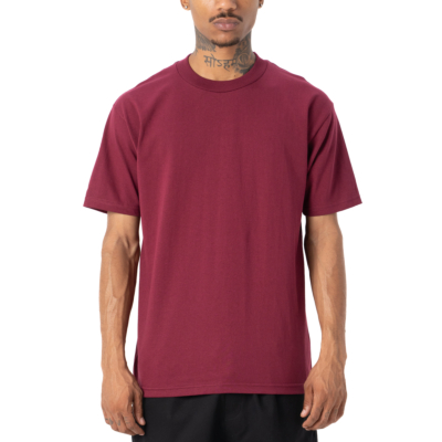 Comfort Cotton Short Sleeve T-Shirt, Maroon, Small