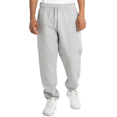 Heavyweight Basic Sweat Pants-Heather Gray- X-Small