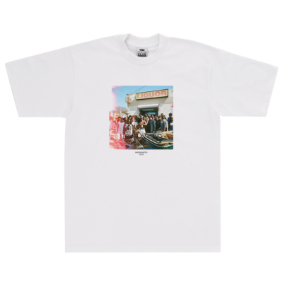 Pro Club x Buddy "Superghetto" Album Cover Heavyweight White Tee