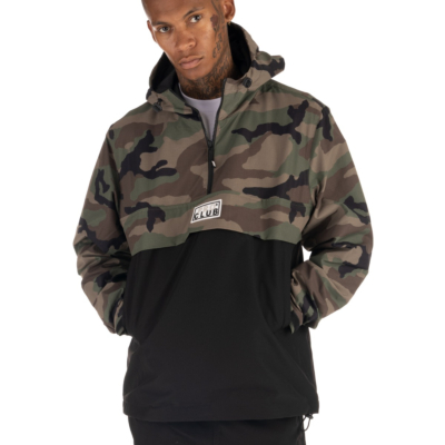 Anorak Jacket, Green Camo, Small
