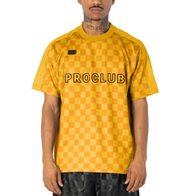 Men&#039;s Comfort Futbol Jersey-Gold-Small