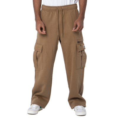 Men&#039;s Heavyweight Basic Open Leg Cargo Sweatpant-Taupe Haze-Small