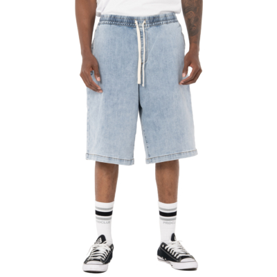 Men&#039;s Comfort Denim Lounge Short-Light Stonewash Denim-XS