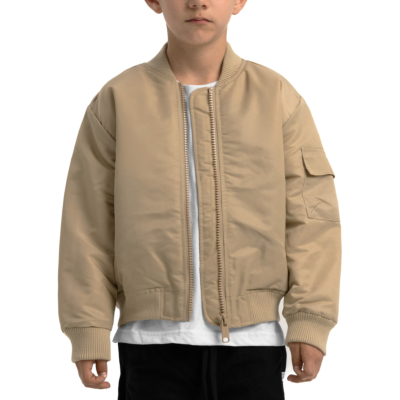 Kid's Comfort Jacket-Khaki-X-Small 