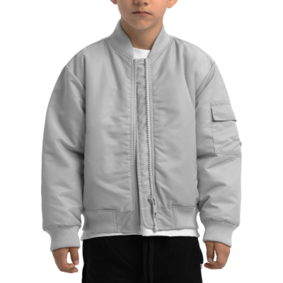 Kid's Comfort Jacket-Silver-X-Small 
