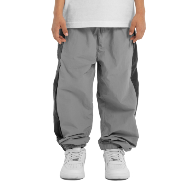 Kid&#039;s Full Court Track Pant-Silver-X-Small 