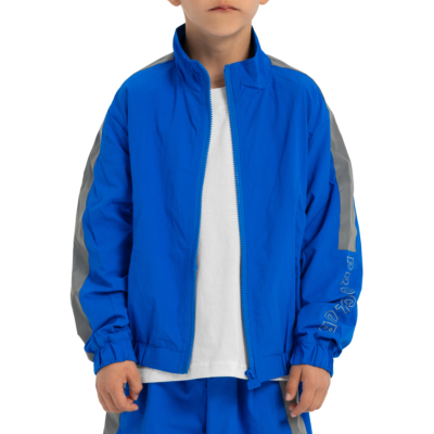 Kid&#039;s Full Court Track Jacket-Royal Blue-XS 