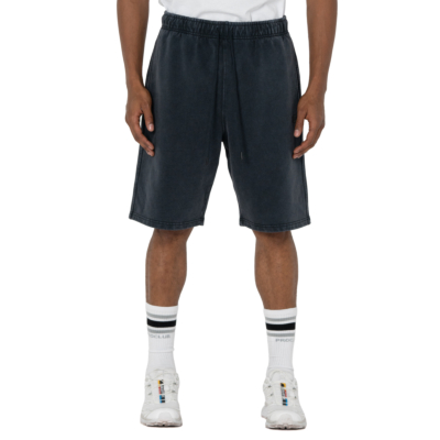 Men&#039;s Heavyweight Vintage Wash Sweat Short-Black-Small
