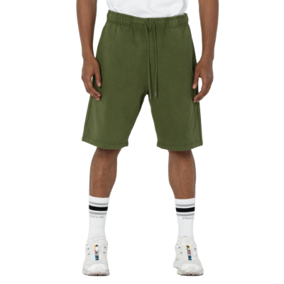 Men&#039;s Heavyweight Vintage Wash Sweat Short-Olive-Small