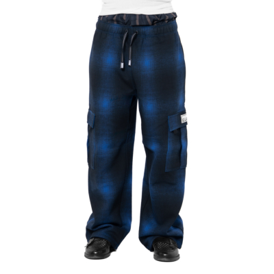 Men&#039;s Ombre Fleece Cargo Sweatpant-Navy-Small