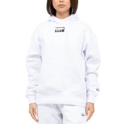 WOMEN&#039;S HEAVYWEIGHT PULLOVER-White- XS