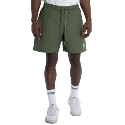 Comfort Cotton/Nylon Swim Short-Moss Green-Small