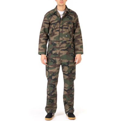 MECHANICS LS COVERALL-Woodland Camo-Small