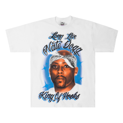 Nate Dogg Collab Tee, White-Small-Snow White