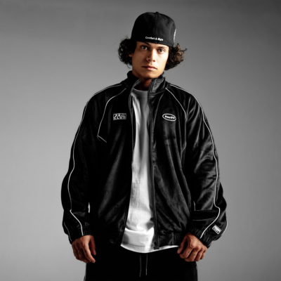 Huf Velour Track Jacket