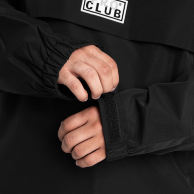 Pro Club Men's Nylon Hooded Anorak Quarter Zip Jacket