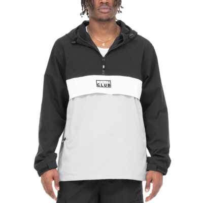 Pro Club Men's Nylon Anorak Pullover Jacket
