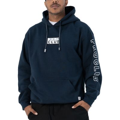 Pro Club Men's Embroidered Logo Heavyweight Pullover Hoodie (13oz)