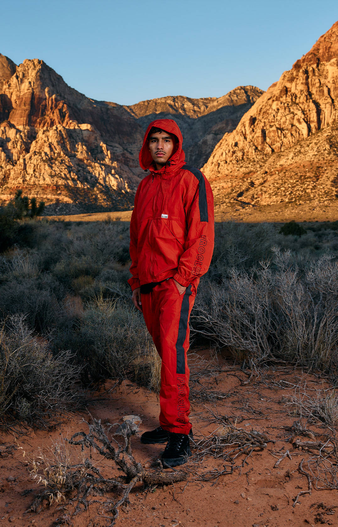 PRO CLUB FULL COURT WINDBREAKER (プロクラブ) PRO CLUB Full Court Windbreaker ジャケット&パンツ セット 4色 (PRO